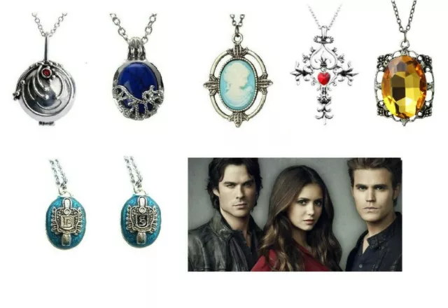 925 STERLING SILVER Elena's Vervain Pendant Locket Necklace The Vampire  Diaries £40.76 - PicClick UK