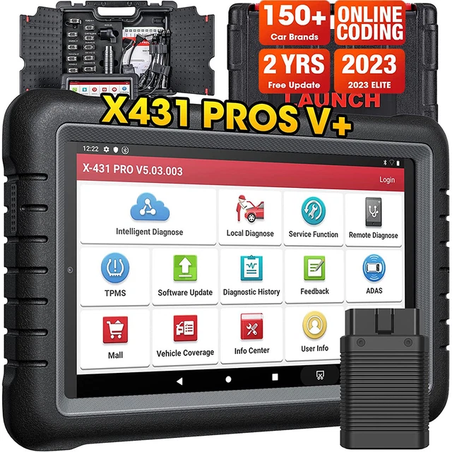 LAUNCH X431 PROS V + Outils Diagnostics Codage ECU scanners Systèmes Complète FR