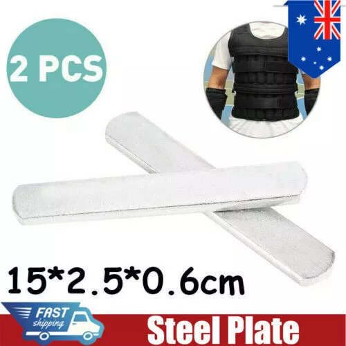 Steel Weight Plates For Weighted Vest Workout Running Fitness Strength Training