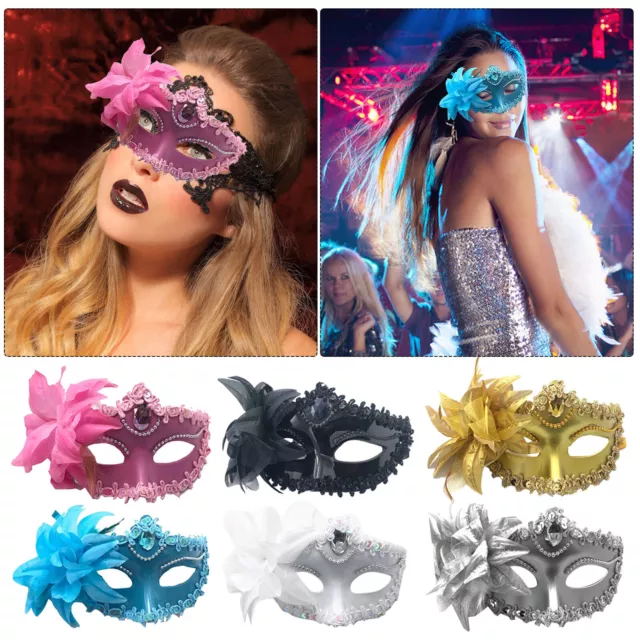 Girls Masquerade Half Face Halloween Costume Party Eye Party Supplies