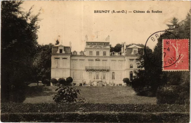 CPA AK BRUNOY - Chateau de Soulins (384766)