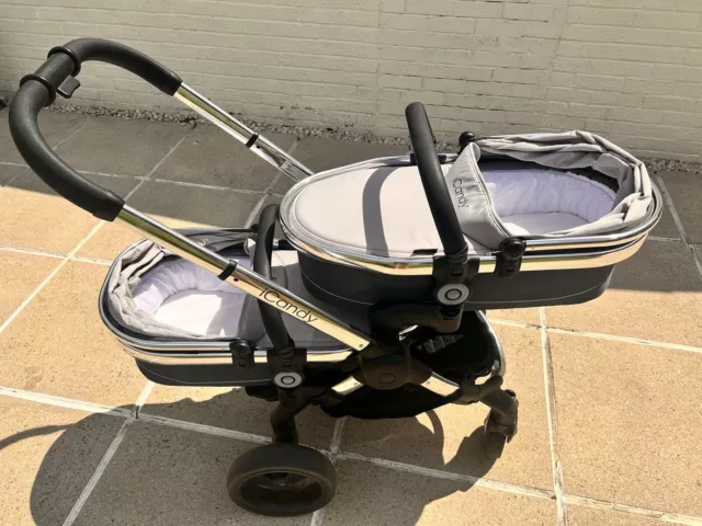 iCandy Peach Truffle Double/Twin Travel System Main Seats and Carrycots