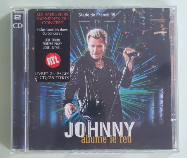 CD JOHNNY allume le feu Stade de France 98 JOHNNY HALLYDAY 1998