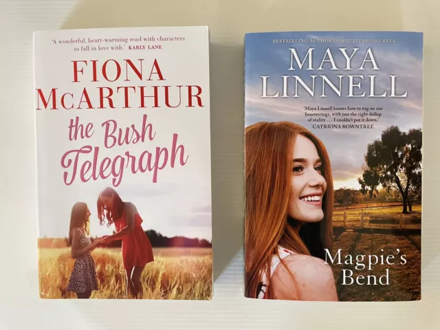 The Bush Telegraph Fiona McArthur & Magpie’s Bend Maya Linnell Books x 2