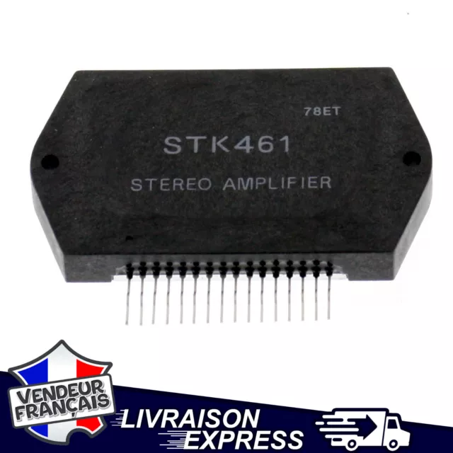 Stk461 Amplificateur Audio Stereo Hybrid Ic Zip16 (1697)