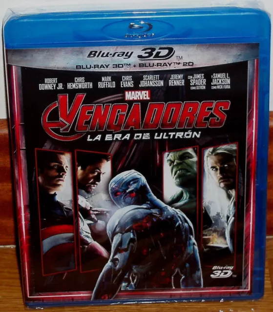 Los Vengadores La Era De Ultron Blu-Ray 3D+Blu-Ray Nuevo Accion (Sin Abrir) A-B