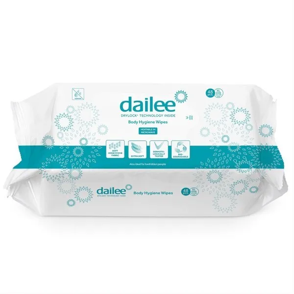 Dailee Corpo Igiene 48 Monouso Salviettine Umidificate Extra Morbido