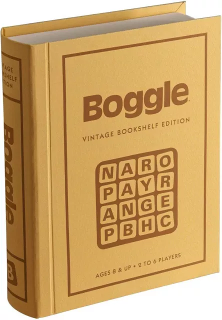 Boggle Game Hasbro Vintage Bookshelf Collectors Edition