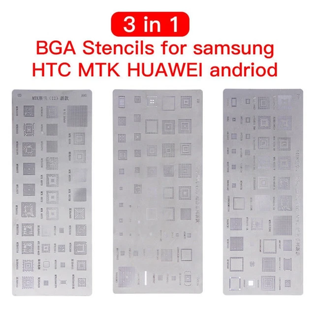 Stencil Reballing BGA saldatura a pressione piastra in acciaio universale nuovo di zecca