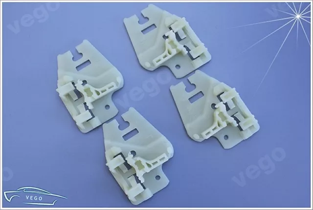4x BMW E46 3er FENSTERHEBER REPARATURSATZ CLIP VORNE L & R