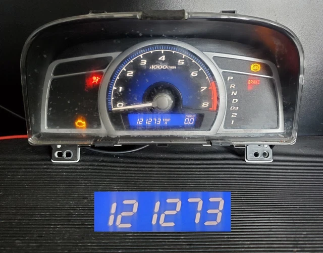 060708091011 HONDA CIVIC Instrument Cluster Gauge Speedometer