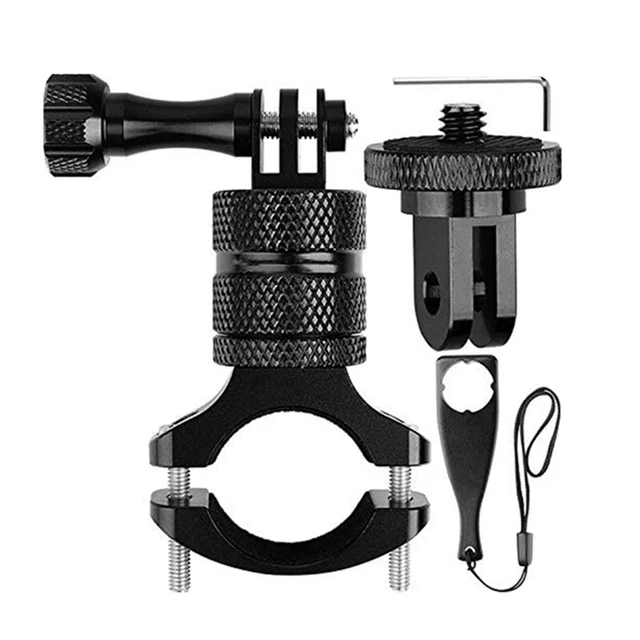 Bike Handlebar Mount for Go Pro Hero 10 9 8 7 6 4 Sessio O1F7