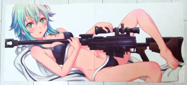 Sword Art Online gun gale online shinon Anime Manga Badetuch Handtuch 77X37cm