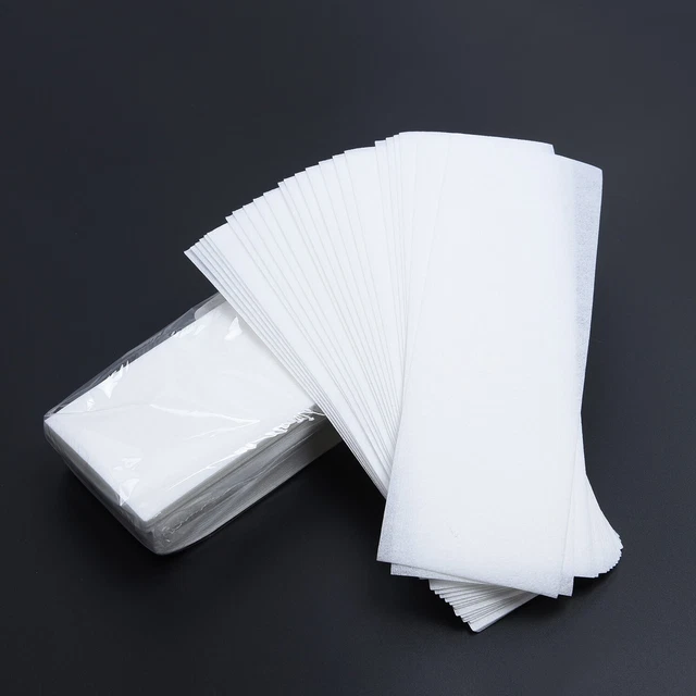 New Wax Pad Epilator Hair Nonwoven Lady Paper Strips Leg Body Removal 100x
