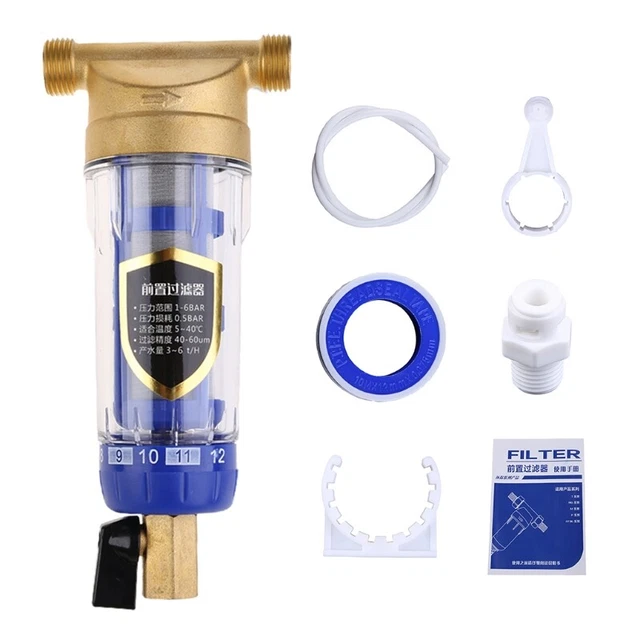 FRONT TAP WATER Pipeline PreFilter Remove Rust Contaminant Sediment
