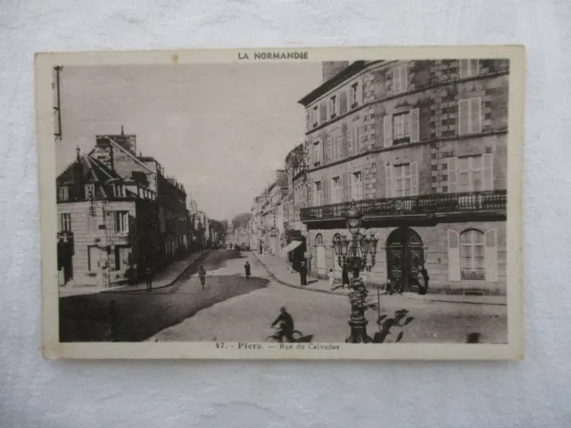 Cpa Orne 61 Flers Rue Du Calvados