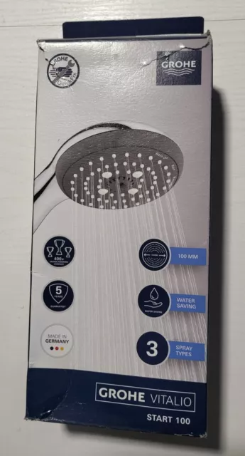 Grohe Douchette 3 Jets Vitalio Start 100 Chrome