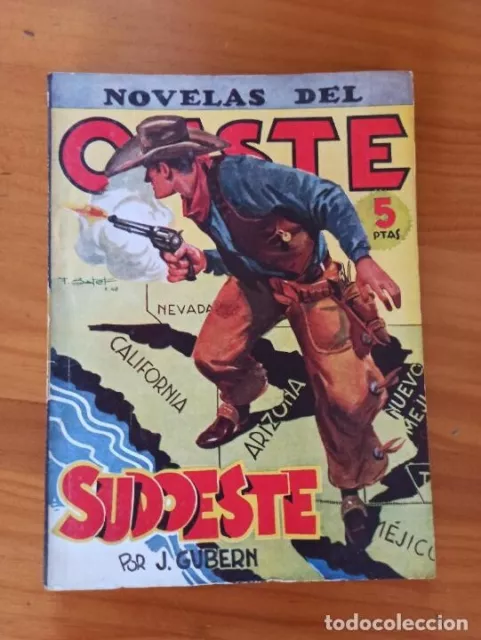 Novelas Del Oeste Nº 84 - Sudoeste - J. Gubern - Ediciones Cliper (If)