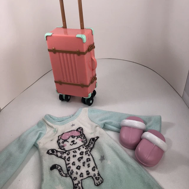 LOT travel suitcase and CLOTHING for 18" My Life Our Generation Doll AG LOT travel suitcase and CLOTHING for 18" My Life Our Generation Doll AG