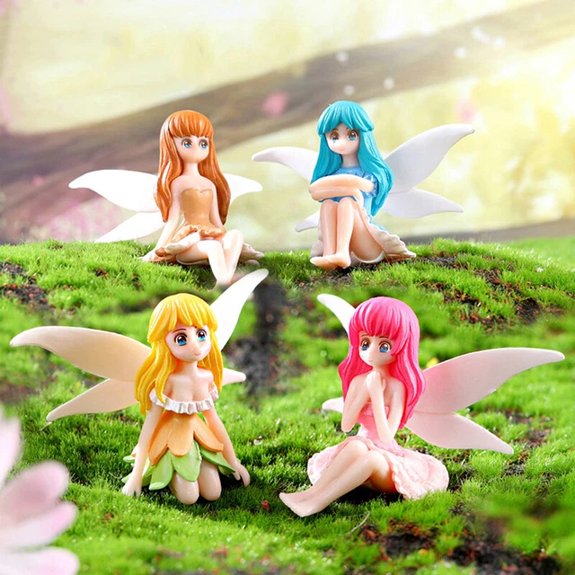 Micro Landscape Garden Ornaments Flower Fairy Cake Desk Decorative Crafts
