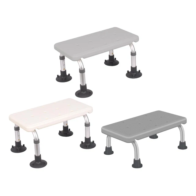 Shower Bath Chair Backrest Step Stool Anti Slip Bathroom Stool Bathtub Seat for