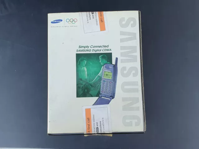 Vintage SAMSUNG SCH-411 CDMA Digital Handset Mobile Phone - Olympic Partners Box 2