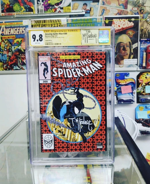 Amazing Spider-Man #300 TURKISH CGC SS 9.8 signed Todd McFarlane CUSTOM LABEL