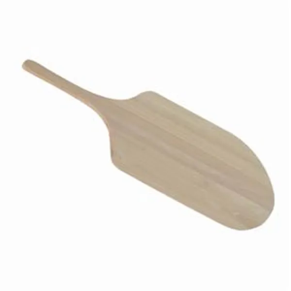 Thunder Group WDPP1424, 14x16-Inch Wooden Pizza Peel, Round Blade, 24-Inch Overa