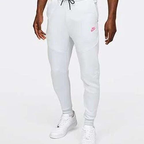 NIKE TECH FLEECE Joggers Men s White SIZE XL 30.00 PicClick UK