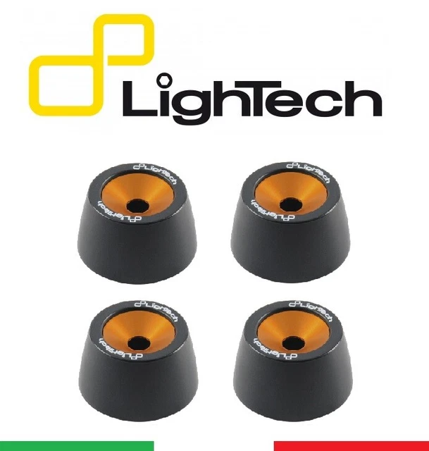 LIGHTECH PROTECCIONES PERNOS Rueda Delantero + Post Naranja KTM Duke ...