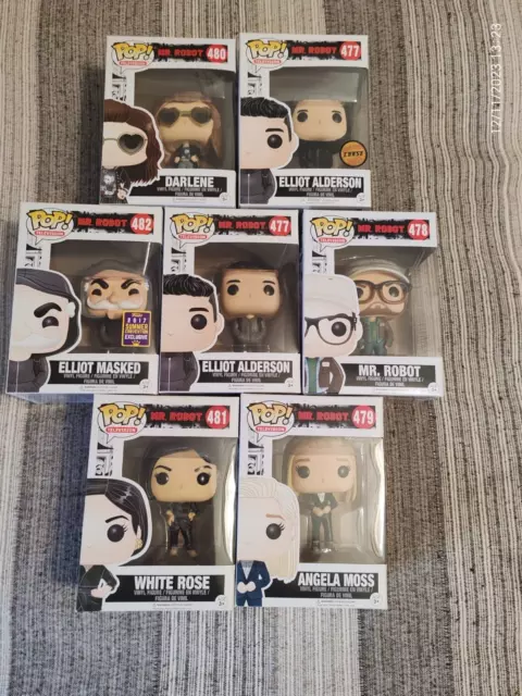 Funko Pop! SET Mr. Robot  SDCC 2017 Chase