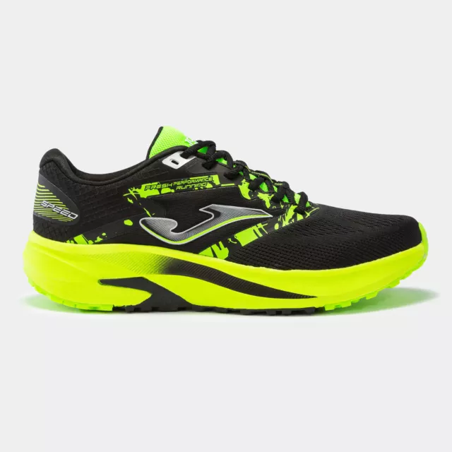 Joma Scarpe da Corsa Uomo R.Speed 2301, Running - 2301 (Nero/Verde Fluo)