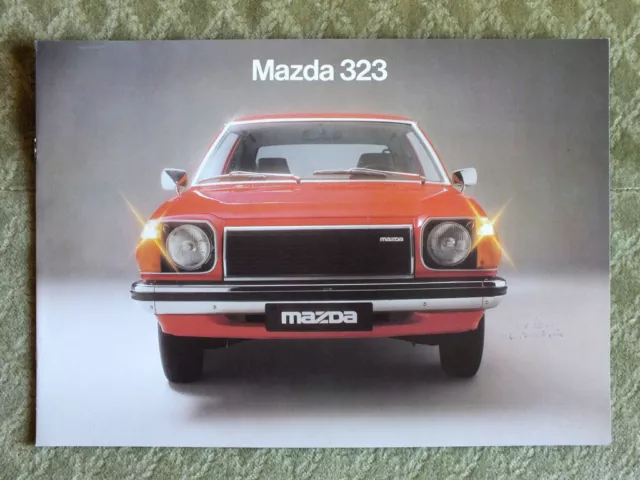 MAZDA 323 Brochure Prospekt 1983