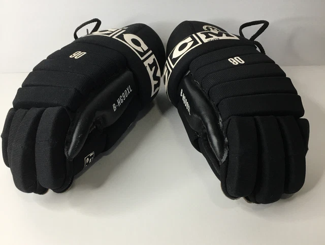 boys hockey gloves size 14" blue CCM 90 power line proguard b- hg90xl