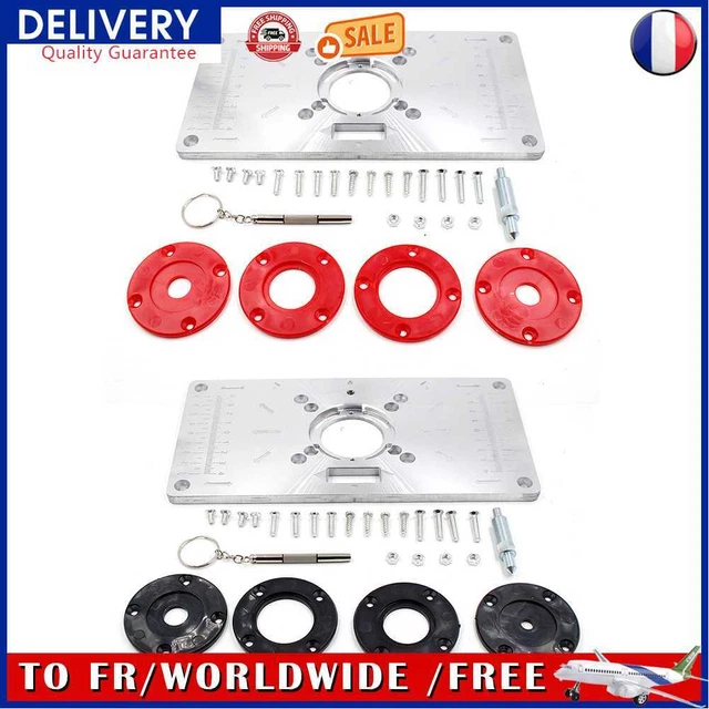 Router Table Insert Plate Woodworking Benches Table Saw Multifunctional Trimming