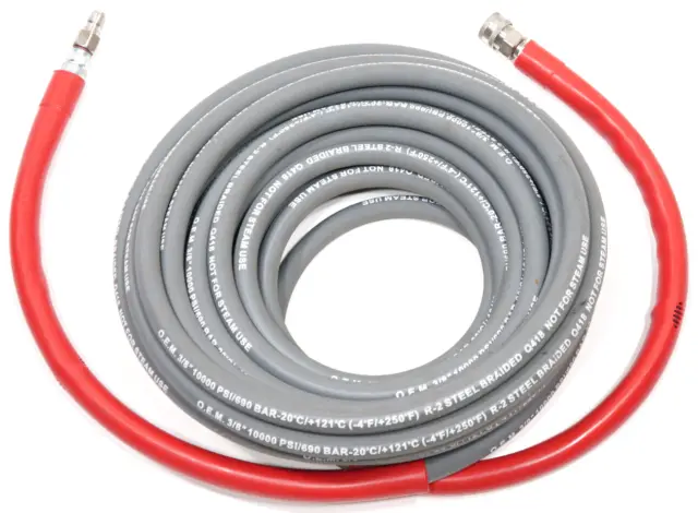 Simpson 41187 10,000PSI Pressure Washer Hose 50FT 250F Hot Water 50 Foot