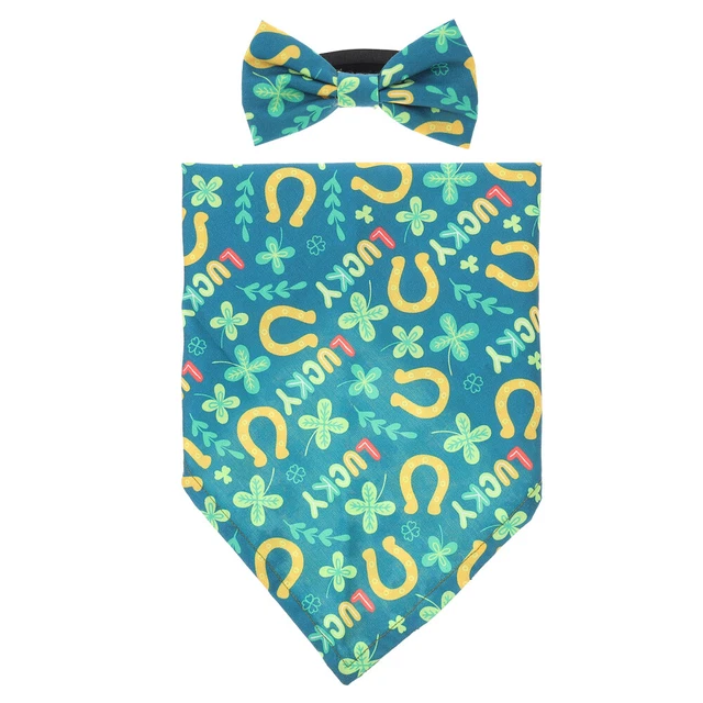 1 Set patricks day pet costume Kostüm Pet Patrick' s Tag Kostüm Puppy Bandana K