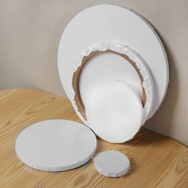 Suministros de pintura al óleo de 30 cm marco de lona estirado diseño de algodón