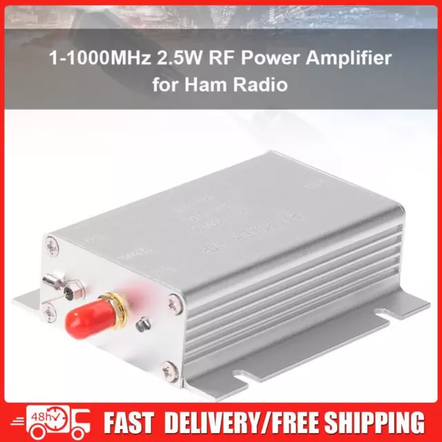 1-1000MHz 2.5W HF VHF UHF FM Transmitter RF Power Amplifier Amp for Ham Radio