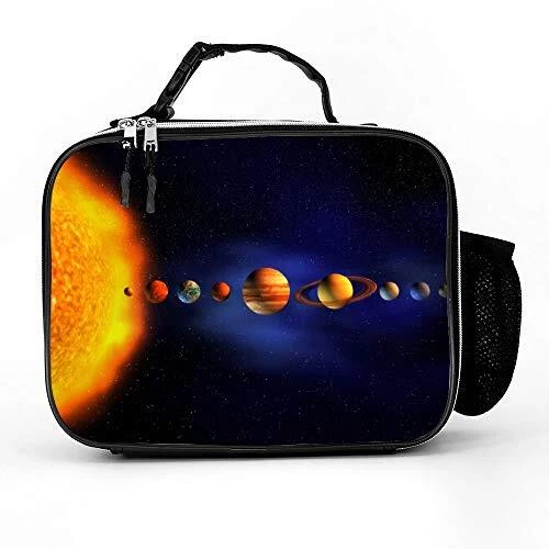 Aeoiba Solar System Planets Arround Sun Universe Space Lunch Box with Padded ...