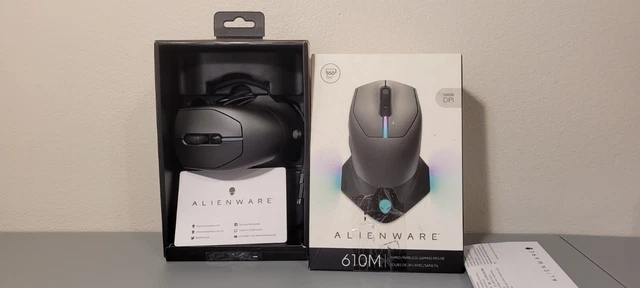 ALIENWARE - WIRED/WIRELESS Gaming Mouse AW610M - RGB Lighting - Dark ...