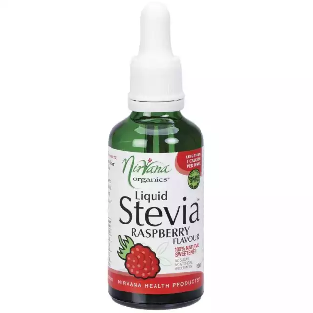 Nirvana Organics Liquid Stevia - Raspberry 50ml