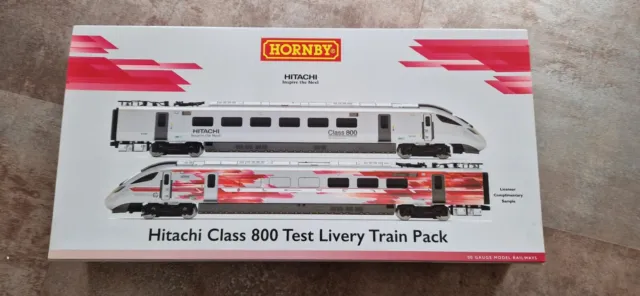 Hornby R3579 Train Pack Hitachi Class 800 Test Livery OO- DCC Ready -Ltd Edition