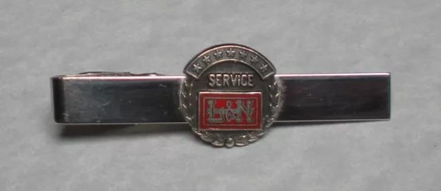 Louisville & Nashville Railroad Sterling Employee 35 Year Service Tie bar Pin