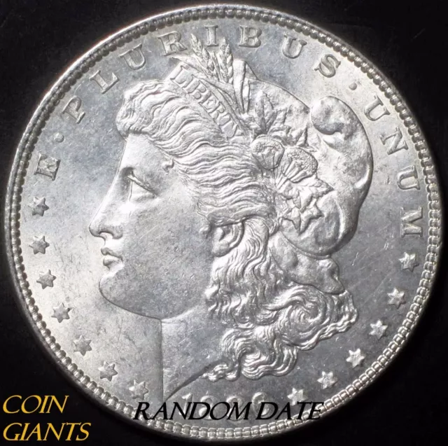 1878 - 1904 Random Common Date Morgan Silver Dollar $1 Coin BU UNC Uncirculated