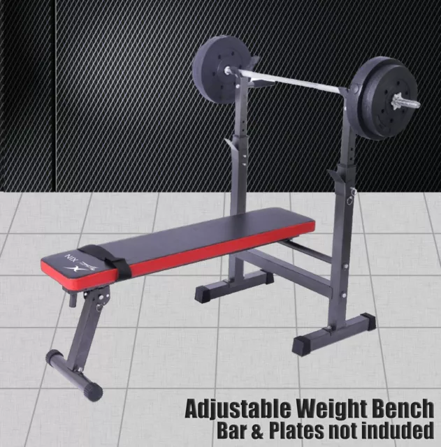 Energetics Foldable Weight Bench Press - Home Gym Fitness Equipment