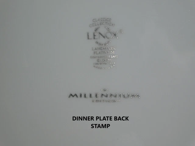 Lenox Landmark Platinum 5 -5 Piece Place Setting FOR ROAD Only 3