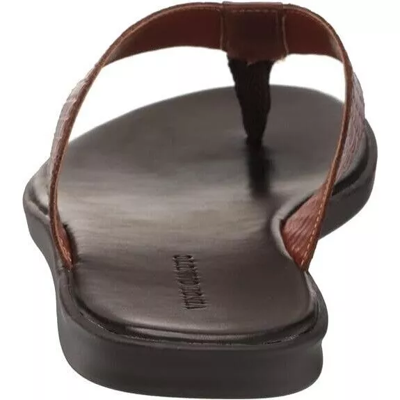 VINCE CAMUTO MEN'S Waylyn Leather Thong Sandals Cognac NWB 9M flip flop ...