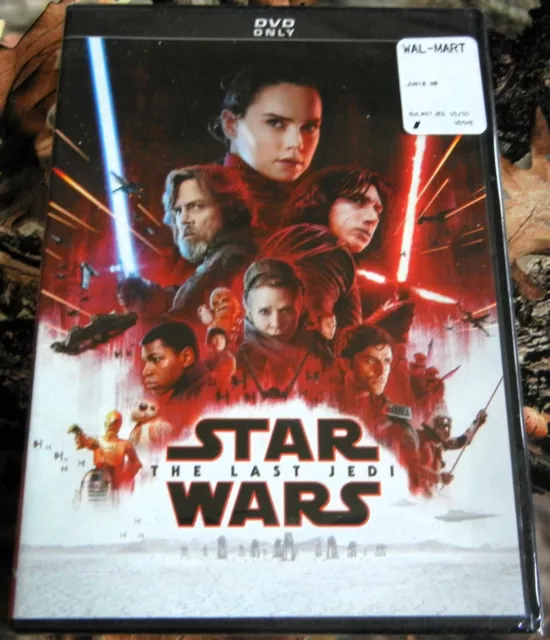 Star Wars: Episode VIII: the Last Jedi (DVD, 2017) - New in Sealed Package