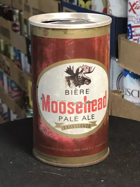 Vintage MOOSEHEAD PALE ALE SS Beer Can Canada